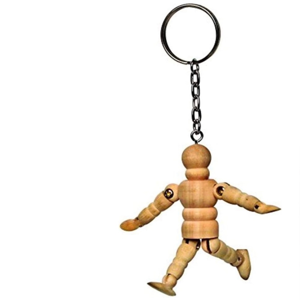 Arty Micro Manikin Keychain